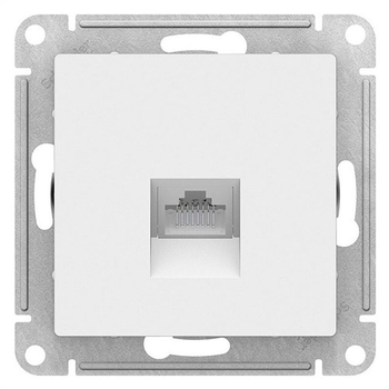Розетка компьютерная SE AtlasDesign RJ45, белая механизм - Электрика, НВА - Выключатели и розетки - Розетки - . Магазин оборудования для автономного и резервного электропитания Ekosolar.ru в Владивостоке