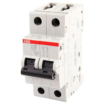 Автоматический выключатель ABB S202 2P 40А (С) 6kA - Электрика, НВА - Модульное оборудование - Автоматические выключатели - . Магазин оборудования для автономного и резервного электропитания Ekosolar.ru в Владивостоке